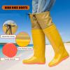 JCWGLY Waterproof Waders Boots for Men Women 60cm Knee High Fishing Boots Lightweight Hip Boots with Adjustable Straps(7) view 3