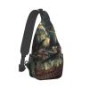 Sling Backpack Bag for Men Nautical Vintage Sailing Pirate Ship Cross Chest Bag Crossbody Shoulder Bag Travel Hiking Daypack view 2