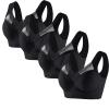 4 Pack Sports Bras for Women No Underwire Comfort Seamless Plus Size Bras Full Coverage High Support Wireless Bars view 2