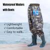 KPHYMOD PVC Waterproof Fishing Hip Wader with Pocket, Mens Womens Waders with Boots Waterproof, Hip Boot for Outdoor Sports(6) view 2