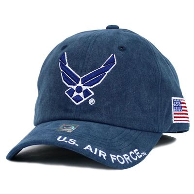 CHL Trading US AIR Force Hat USAF Officially Licensed Veteran Military Baseball Cap (US, Alpha, Large, Air Force 10 - Washed Blue)