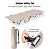 WDFYJ Camping Cot, Cots for Sleeping Camping Bed Folding Cot 150kg(Max Load) Double Layer Oxford Heavy Duty with Carry Bag(Green) view 2