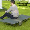 WDFYJ Camping Cot, Cots for Sleeping Camping Bed Folding Cot 150kg(Max Load) Double Layer Oxford Heavy Duty with Carry Bag(Green) view 3