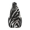 Sling Backpack Bag for Men Black and white zebra print Cross Chest Bag Crossbody Shoulder Bag Travel Hiking Daypack view 1