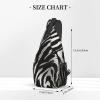 Sling Backpack Bag for Men Black and white zebra print Cross Chest Bag Crossbody Shoulder Bag Travel Hiking Daypack view 3