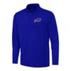 Antigua Men's Royal Buffalo Bills Reprocess Quarter-Zip Top view 1