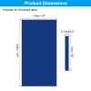 PATIKIL Billiard Cloth 9ft, Professional Pool Table Felt with 6 Felt Cloth Strips, Snooker Cloth Felt Replacement Accessories for Bars Clubs, Blue view 2