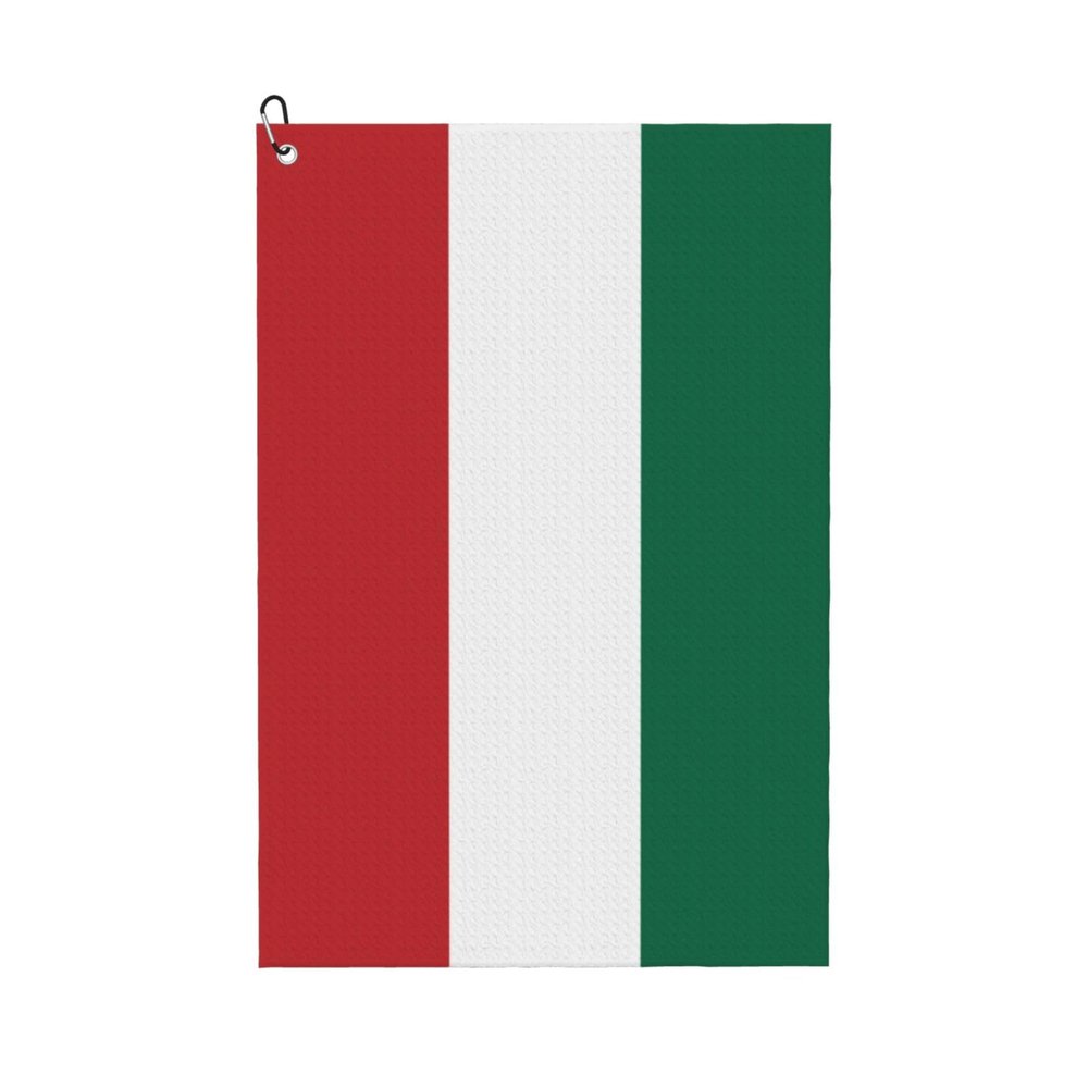 SIYTUAU Flag of Lithuania Minor Golf Towel 16 x 24 Inch Golf Towels for Golf Bags with Carabiner Clip Polyester Golf Towel Golf Accessories for Men Women