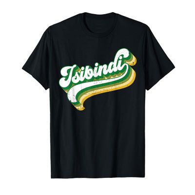 Isibindi - Colorful Groovy Retro Style School Spirit Wear T-Shirt