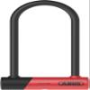 ABUS U-Lock Ultimate 420K with Lock Holder USH - Robust Bicycle Lock with Practical Holder for Transport - Bicycle Locker - Variant 150HB140 + Cobra 10/120 Steel Cable with Loops view 1