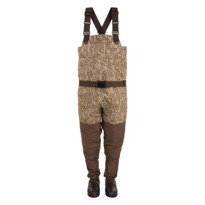 Drake Waterfowl Insulated Breathable Chest Wader with Sewn-in Liner, Regular Bottomland Boot, 10