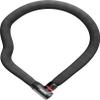 ABUS Chain Lock Goose Lock 4204K - Flexible, Rattle-Free Bicycle Lock Made of Hardened Steel - 4 mm Thick Steel Chain, 28 mm Total Diameter - 85 cm Long - with Key - Black view 1