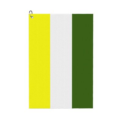 SIYTUAU Ethnic Persian Flag Golf Towel 16 x 24 Inch Golf Towels for Golf Bags with Carabiner Clip Polyester Golf Towel Golf Accessories for Men Women