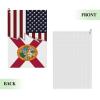 SIYTUAU Ripped Style American and Flag of Florida Golf Towel 16 x 24 Inch Golf Towels for Golf Bags with Carabiner Clip Polyester Golf Towel Golf Accessories for Men Women view 2
