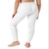 Willit Girls Horse Riding Pants Tights Kids Equestrian Breeches Knee-Patch Youth Schooling Tights Zipper Pockets White XL view 2
