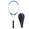 27 Inch Tennis Racket, Single Tennis Racquet Beginner Competition Training Set with Carry Bag for Adults Student Women Men with TStorage Bag (Blue) view 1