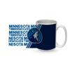 Rico Industries NBA Basketball Minnesota Timberwolves 15 oz White Ceramic Coffee Mug view 1