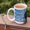 Rico Industries NBA Basketball Minnesota Timberwolves 15 oz White Ceramic Coffee Mug view 3