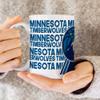 Rico Industries NBA Basketball Minnesota Timberwolves 15 oz White Ceramic Coffee Mug view 4