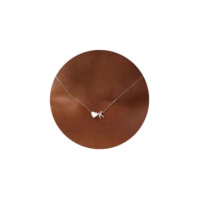 Turandoss Heart Initial Necklace for Women, 18K-White-Gold-Plated Heart Initial K Dainty Necklaces Tiny Silver Necklaces Birthday Gifts for Women Jewelry