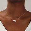Turandoss Heart Initial Necklace for Women, 18K-White-Gold-Plated Heart Initial K Dainty Necklaces Tiny Silver Necklaces Birthday Gifts for Women Jewelry view 2