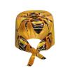 YQxwJL Honey-Bee Print Adjustable Working Cap for Women Men,Sweatband Tie Back Hats, Elastic Skull Caps view 2