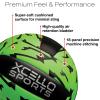 Xcello Sports Volleyball with Pump Green/Blue Lightning (Pack of 24) view 3
