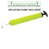 Xcello Sports Volleyball with Pump Green/Blue Lightning (Pack of 24) view 4