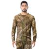 Indera Men's Realtree APX Pattern Camo Long Sleeve Thermal Base Layer Crewneck T-Shirt, Realtree APX Pattern, X-Large view 1