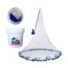 Rite Angler Bait Fishing Cast Net - Premium Saltwater Fishing Cast Net with Heavy Sinkers for Catching Bait Fish Efficiently, Durable Long-Lasting Cast Net for Freshwater and Saltwater, 6' by 3/8" view 1