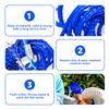 Rite Angler Bait Fishing Cast Net - Premium Saltwater Fishing Cast Net with Heavy Sinkers for Catching Bait Fish Efficiently, Durable Long-Lasting Cast Net for Freshwater and Saltwater, 6' by 3/8" view 3