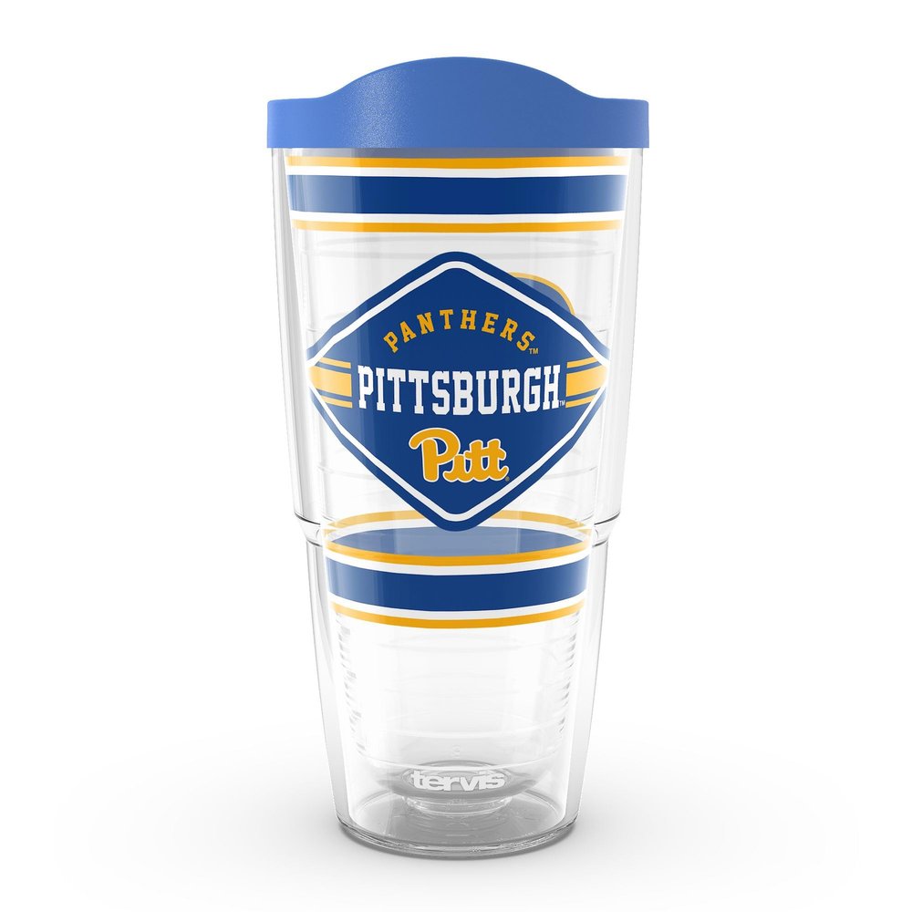 Tervis Pittsburgh Panthers - First String Made in USA Double Walled Insulated Tumbler Travel Cup Keeps Drinks Cold & Hot, 10oz, Classic