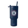 Simple Modern Officially Licensed NBA Clippers 30 oz Tumbler with Flip Lid and Straws | Insulated Cup Stainless Steel | Gifts for Men Women | Trek Collection | Los Angeles Clippers view 1