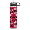 Rico Industries NBA Basketball Chicago Bulls 22oz Stainless Steel Tumbler with Lid - Great For Coffee, Tea, Water or Cocktails view 1