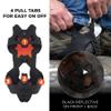Ergodyne TREX 6306 Ice Traction Cleats, Rubber Lug Sole Tread, Tungsten Carbide Studs, Overshoe Sling Stretchable Fit view 4