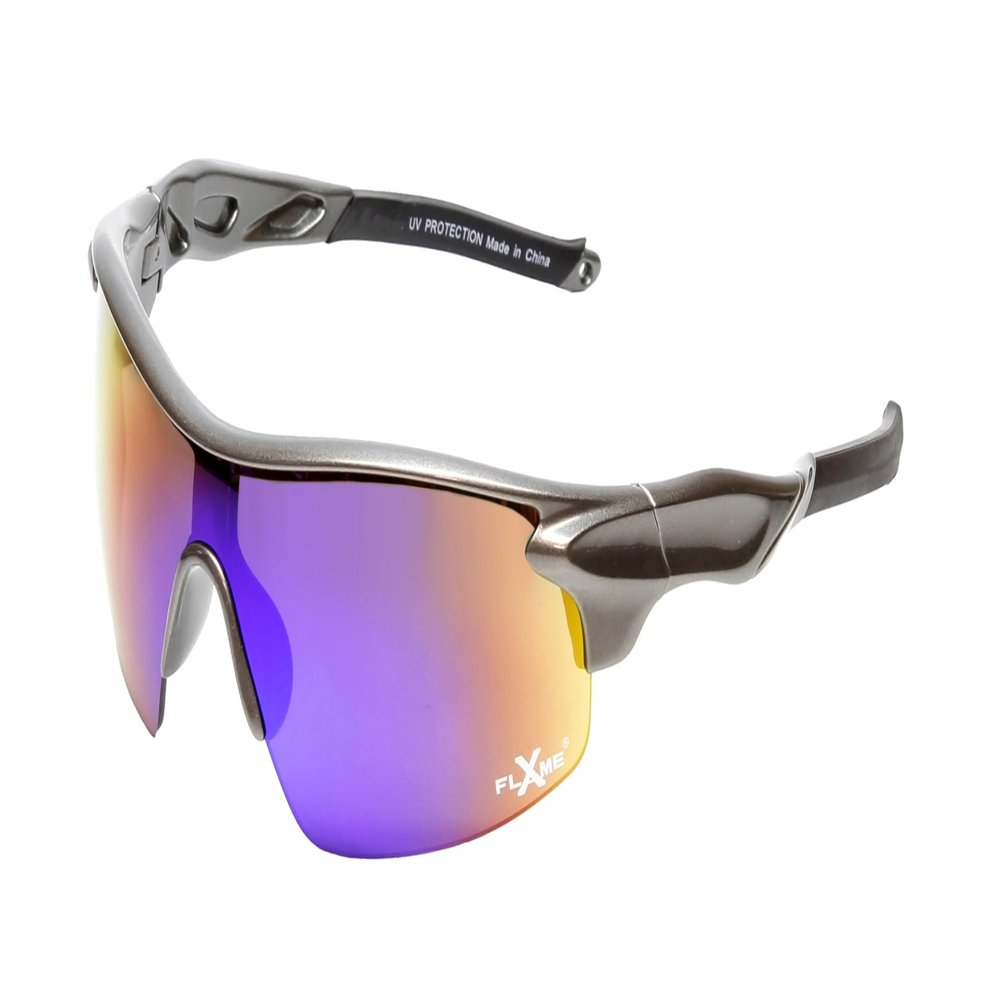 Calabria Rally Gunmetal Grey/Green Mirror Pickleball Sunglasses for Women Polarized Pickleball Glasses for Men Racquetball Protective Eyewear Outdoor Sunglasses Men Sport Golf Squash Cricket Glasses