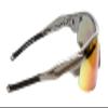 Calabria Rally Gunmetal Grey/Green Mirror Pickleball Sunglasses for Women Polarized Pickleball Glasses for Men Racquetball Protective Eyewear Outdoor Sunglasses Men Sport Golf Squash Cricket Glasses view 3