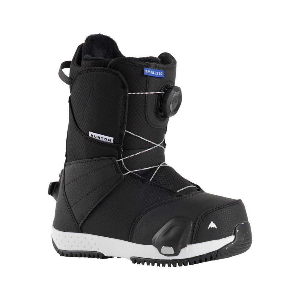 Burton Kids' Smalls Step On Snowboard Boots, Size 3K, Black