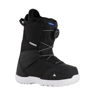 Burton Kids' Smalls BOA Snowboard Boots, Size 6, Black