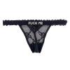 UIASKOWP Personalized Thong With Special Word Funny Custom Underwear Thong Low Rise Sexy G-String for Women view 1