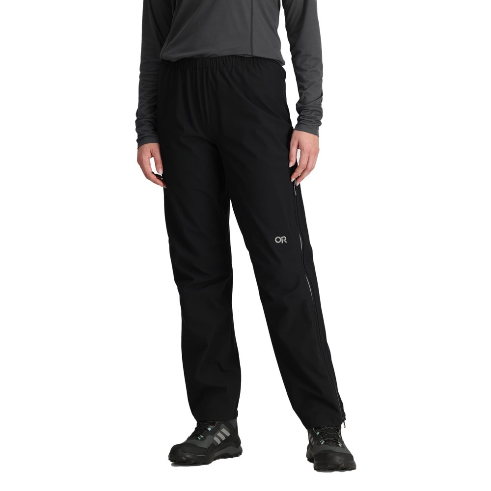 Outdoor Research Women's Aspire 3L Pants | Waterproof, Windproof, Carabiner Loop, Standard Fit Black