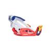 Burton Kids' Step On Grom Snowboard Bindings, White/Multi, M view 1