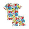 Bellabu Bear Kids Shorts Set for Boys & Girls, Matching Family Pajamas, Rayon from Bamboo (as1, age, 7_years, 8_years, Comic Hero) view 1