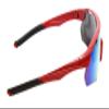 Calabria Double Bounce Black/Red Mirror Pickleball Sunglasses for Women Polarized Pickleball Glasses for Men Racquetball Protective Eyewear Outdoor Sunglasses Men Sport Squash Tennis Cricket Glasses view 3