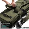 Savior Equipment Specialist Series LRP Long Range Precision Gun Bag Soft Case w/ 2 MOLLE Pouches, Scope Cover, Backpack & Shoulder Strap Included, 47 Inch Green view 2