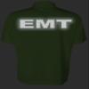 EMT Polo in Safety Green with Black/Reflective Design, Performance Polo w/Moisture Wicking Technology view 4