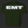 EMT Polo in Safety Green with Silver/Reflective Design, Performance Polo w/Moisture Wicking Technology view 4