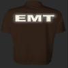 EMT Polo in Safety Orange with Yellow/Reflective Design, Performance Polo w/Moisture Wicking Technology view 4