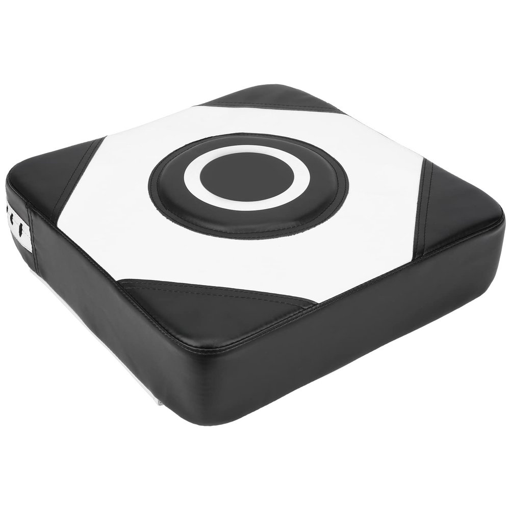 Nurnesy PU Wall Punch Boxing Bag Target Wall Fighting Pad Training Bag for Taekowndo (Black and White)
