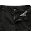 QOAAIE Mens Twill Cotton Cargo Shorts Multi Pocket Outdoor Casual Beach Shorts Relaxed Fit Workout Military Shorts (Black,30) view 4